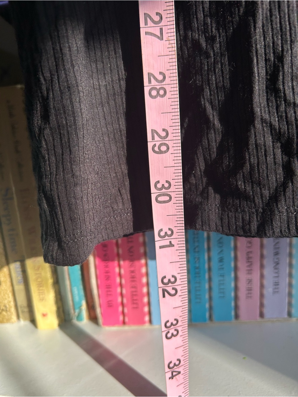 art class Black Ribbed Scoop Neck Tee Dress - Picture 6 of 6